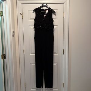 Black MaxMara jumpsuit - SZ 10. Great for holiday parties!! Never worn/with tags